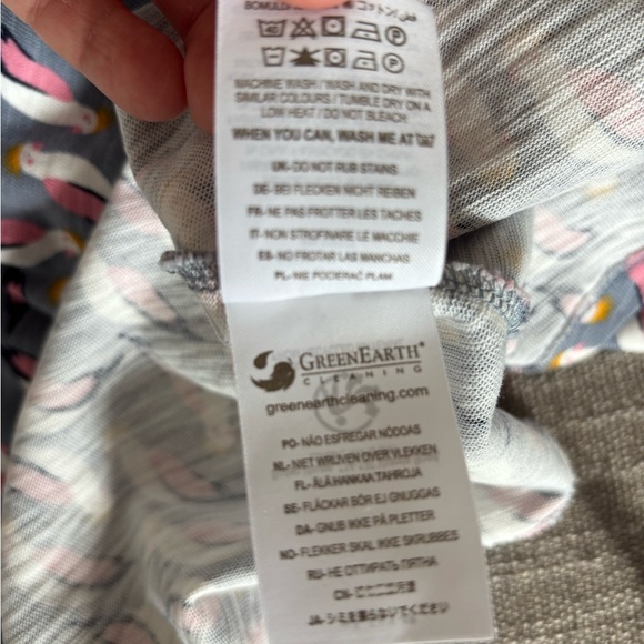 Boden Cockatoo Novelty Print Short Sleeve Dress Cotton Spring Summer Resort 4R - Picture 11 of 11